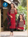 Muskan 2 By Kaya Rayon Kurti With Bottom Dupatta Wholesale Market In Surat
